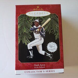 NWT - Hallmark Hank Aaron At the Ballpark Series